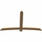 Ekena Millwork Bellingham Timber Gable Bracket, Western Red Cedar, 84"W x 53"H x 1 1/2"D x 5 1/2"F, 15/12 Pitch GBW084X53X0206BEL00SWR - alternate 2